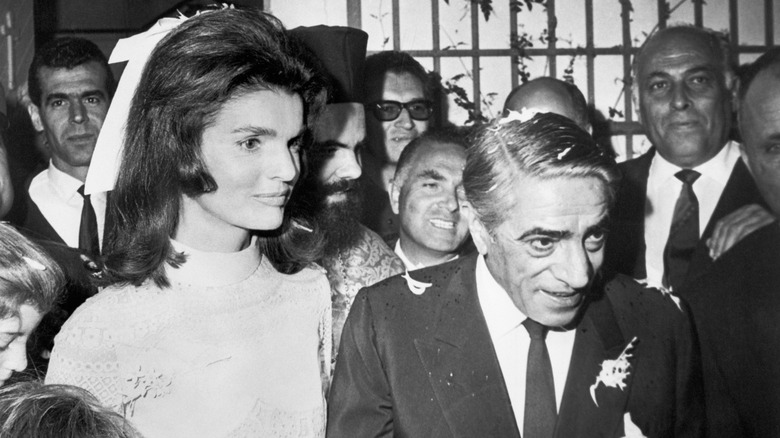 Jackie Kennedy and Aristotle Onassis in October 1968