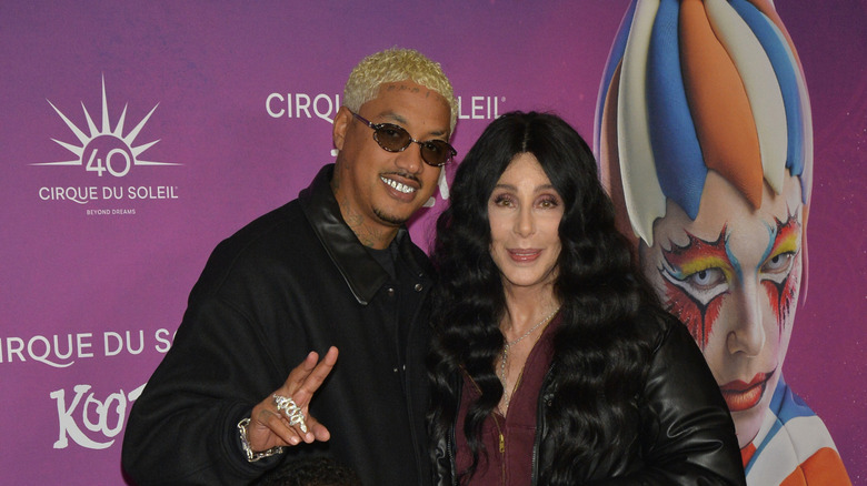 Alexander Edwards and Cher attend Cirque du Soleil's "KOOZA" Red Carpet Premiere