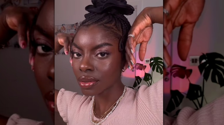 Sugar plum makeup