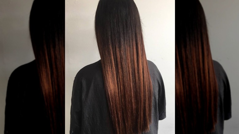 Toasted pecan hair