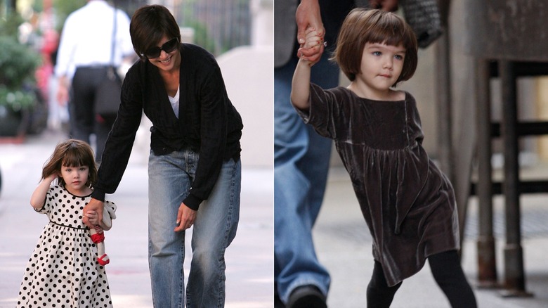 Suri Cruise wearing dresses