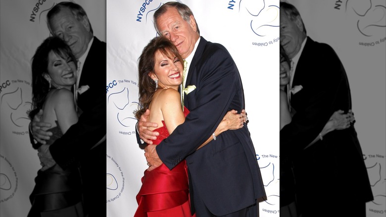 Helmut Huber and Susan Lucci hugging on the red carpet in 2009