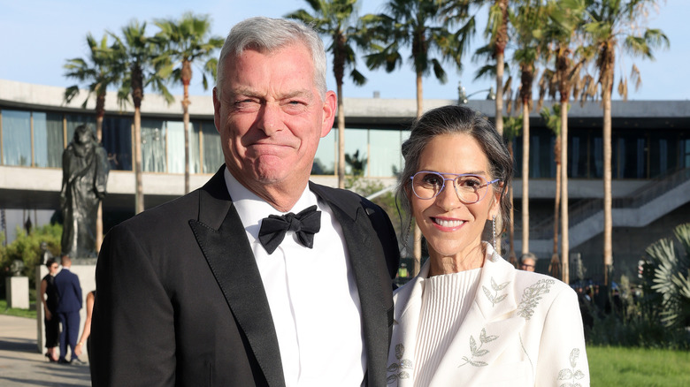Tony Ressler and Jami Gertz at the LACMA in 2026