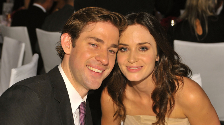 Emily Blunt and John Krasinski at the ELLE Women in Hollywood Tribute in 2009