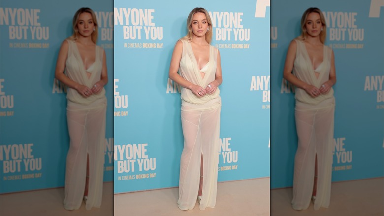 Sydney Sweeney at the the Australian premiere of "Anything But You"