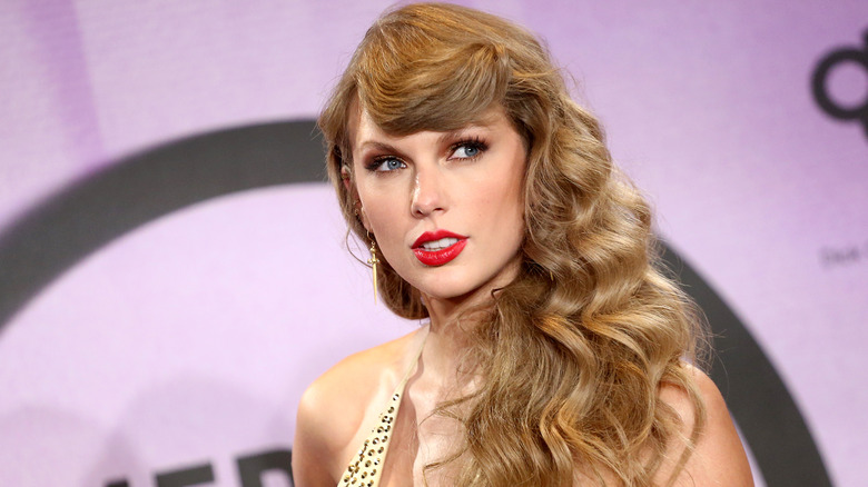 Taylor Swift on the red carpet in 2022