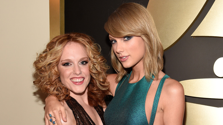 Abigail Anderson and Taylor Swift at an event.