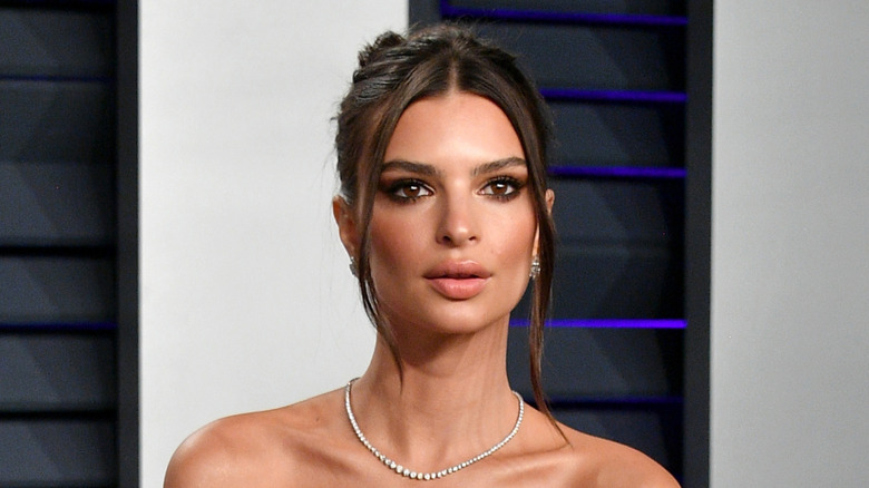 Emily Ratajkowski at the Vanity Fair party