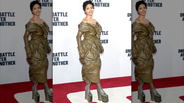 Teyana Taylor at the World Premiere of One Battle After Another at the TCL Chinese Theatre 2025
