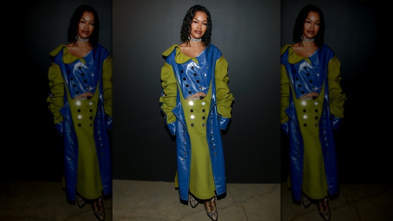 : Teyana Taylor attends the launch of Messika september 2018