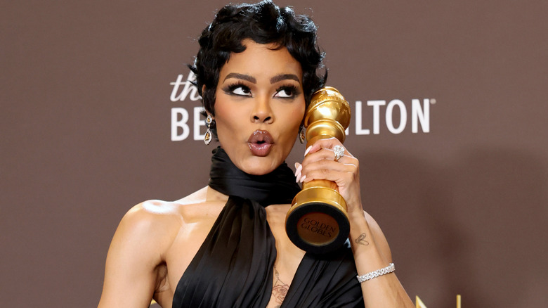 Teyana Taylor, winner of the Best Performance by a Female Actor in a Supporting Role in Any Motion Picture for 