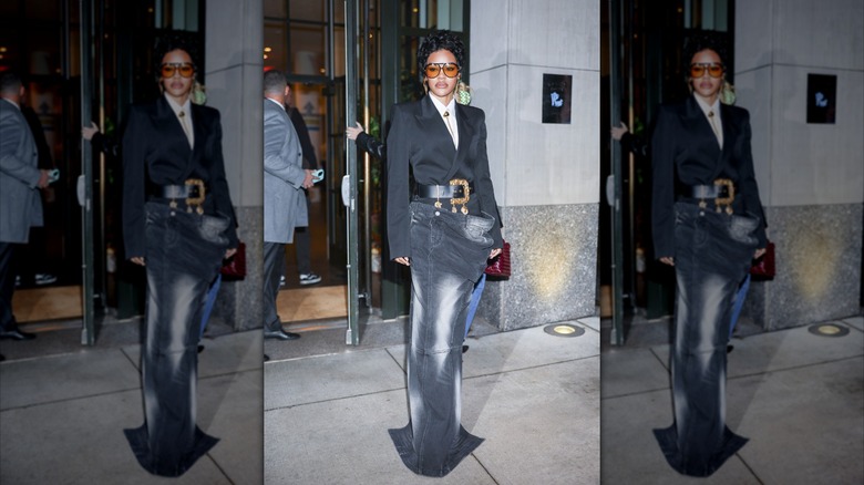 Taylor is seen on October 28, 2025 in New York City