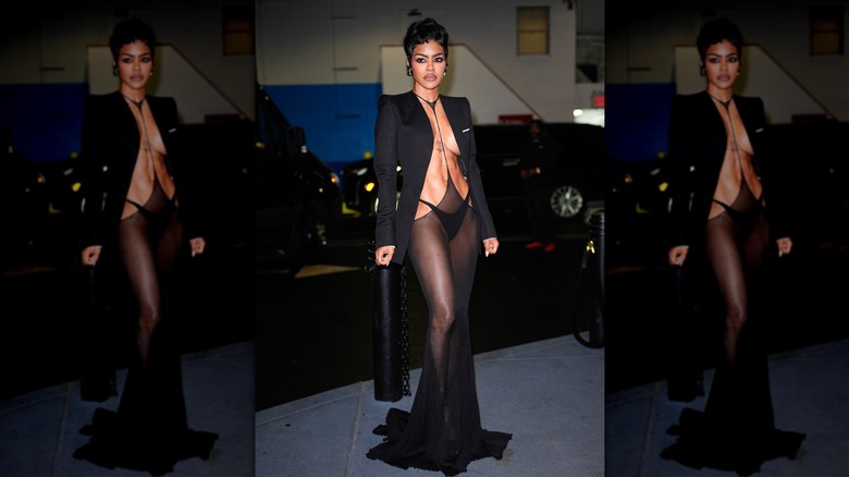 Teyana Taylor is seen arriving at the Time100 Next at Current at Chelsea Piers on October 30, 2025