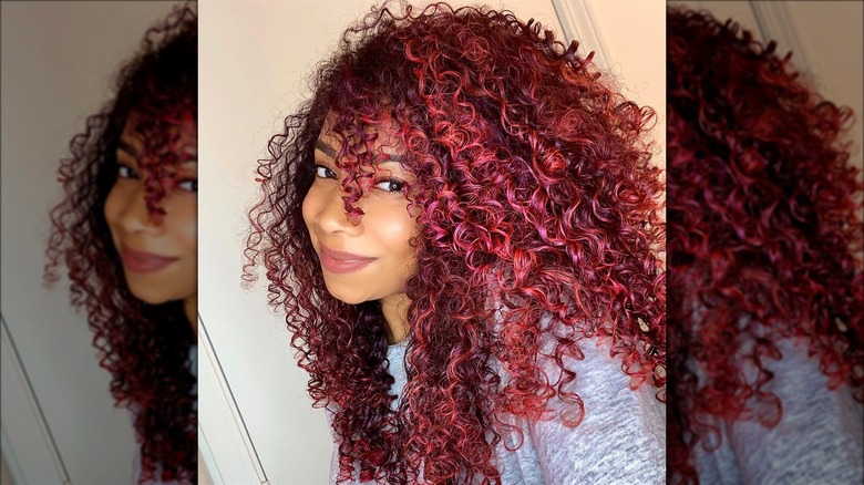 Woman with red hair