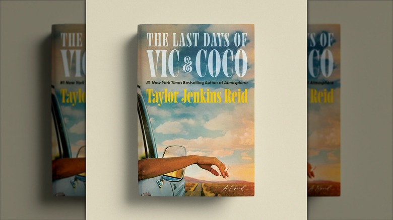 A copy of "The Last Days of Vic & Coco" laying on a white surface