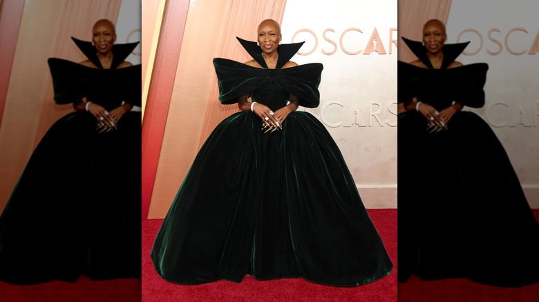 Cynthia Erivo in LV at 2025 oscars
