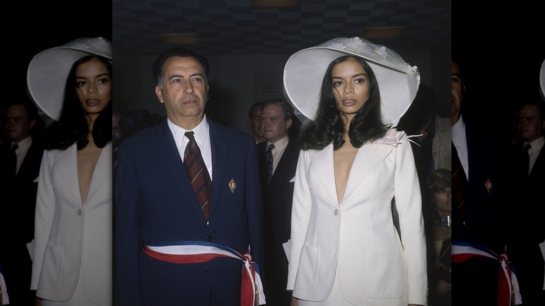 Bianca Pérez-Mora Macias during her wedding to Mick Jagger 1971