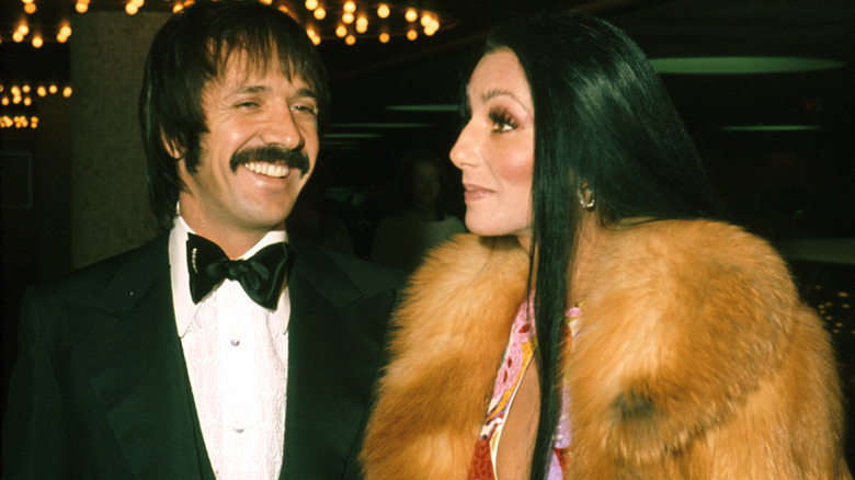 cher in sonny bono in 1972