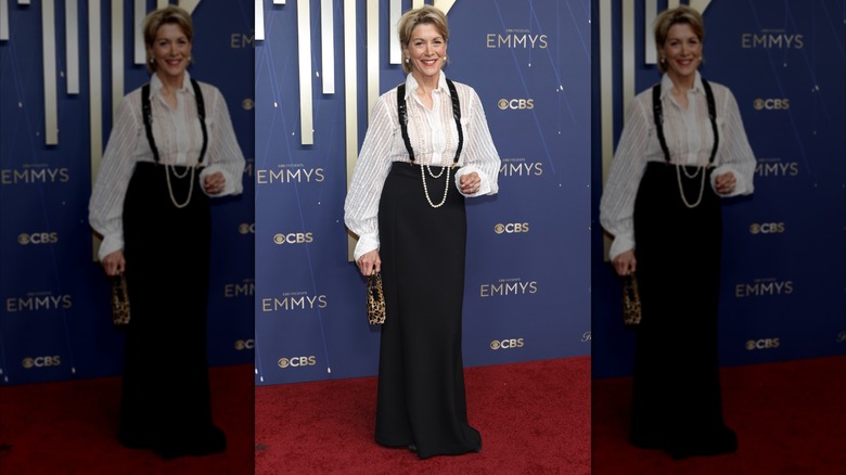 Wendie Malick on the red carpet at the 2025 Emmys
