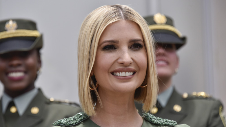 Ivanka Trump in Colombia in 2019 smiling