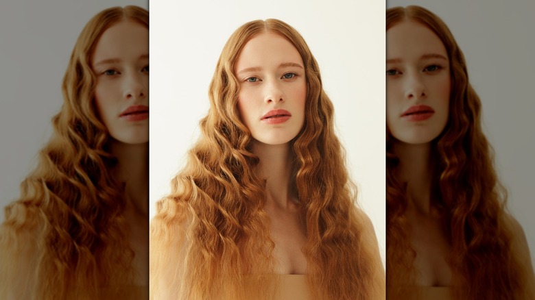 Mermaid hair waves