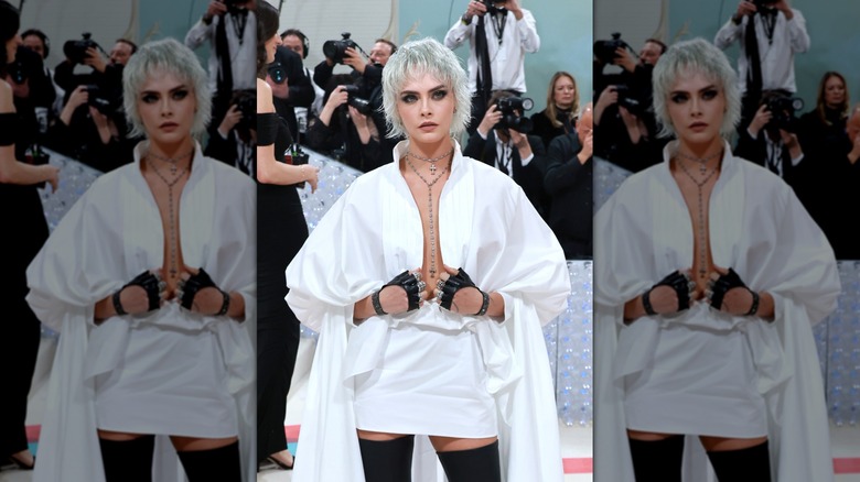 Cara Delevingne NYFW