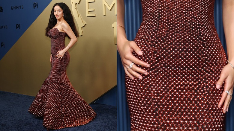 Chase Infiniti's 2026 Emmys look and a close-up of her nails