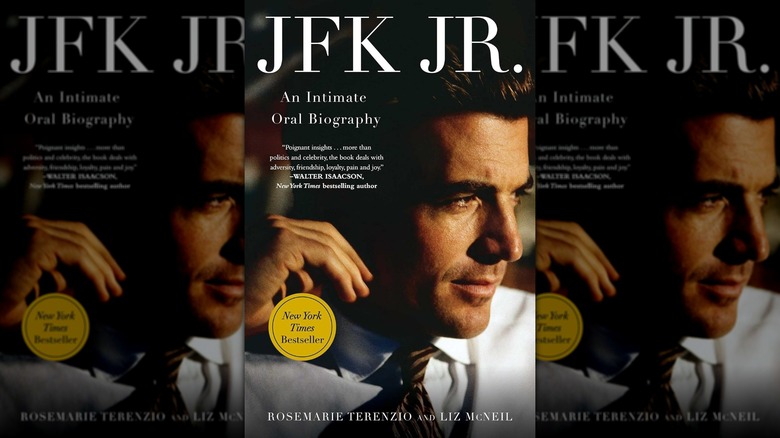 The cover of "JFK Jr.: An Intimate Oral Biography" by RoseMarie Terenzio and Liz McNeil
