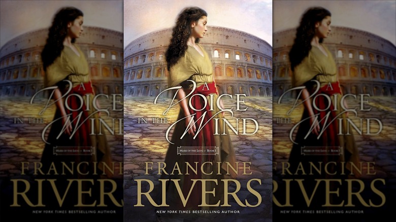 The front cover of A Voice in the Wind by Francine Rivers