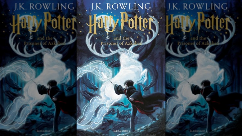 The front cover of Harry Potter and the Prisoner of Azkaban by J.K. Rowling