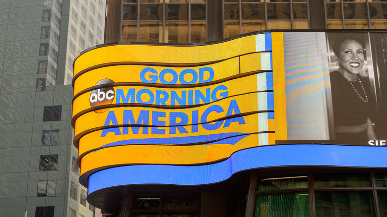 Good Morning America sign