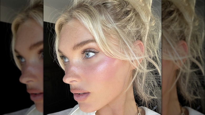 Elsa Hosk takes a selfie