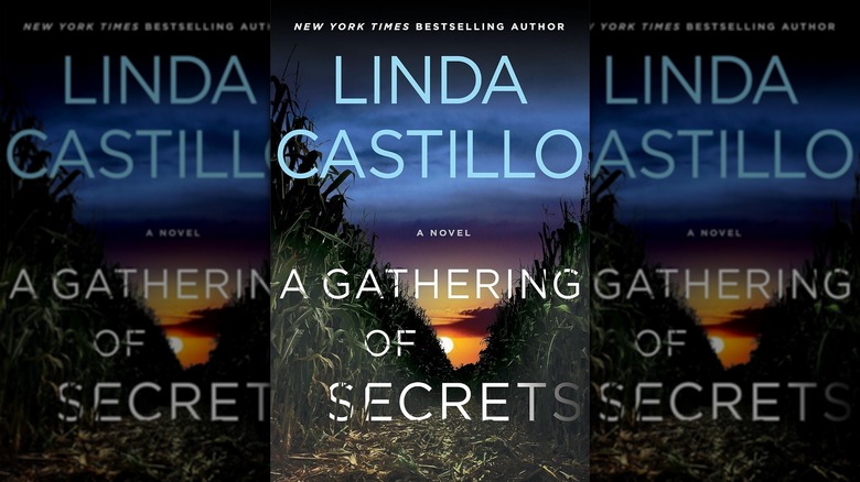 The book cover of "A Gathering of Secrets" by Linda Castillo