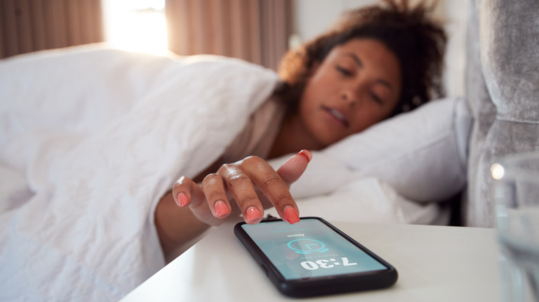 Turning off alarm
