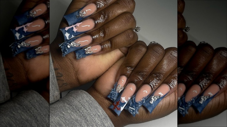 Denim nails