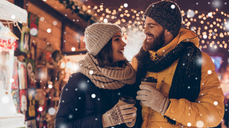 Winter coffee date