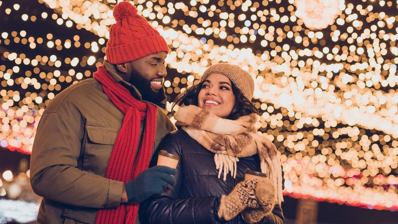 Winter couple