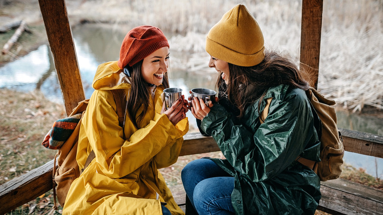 Coffee outside