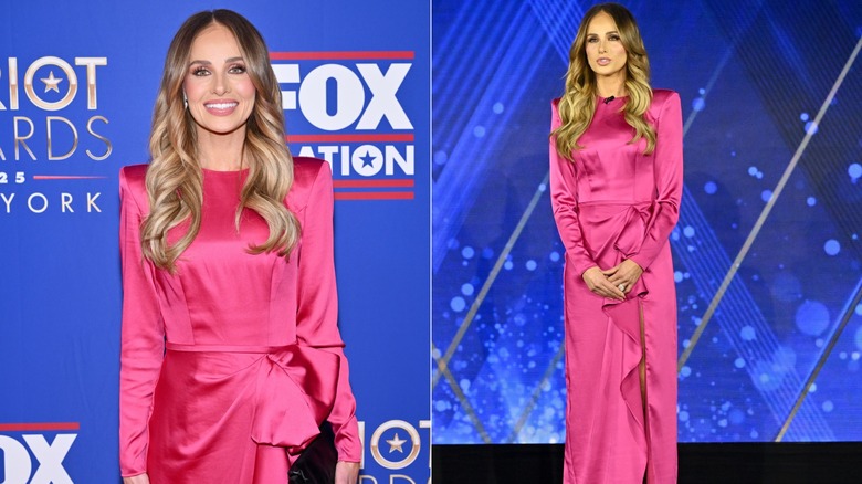 Tomi Lahren in a pink dress