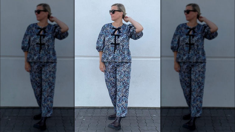 copenhagen blouse with matching pants
