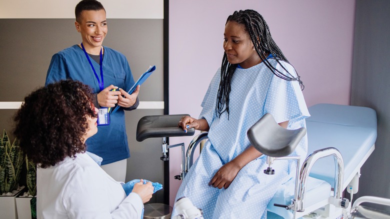 woman with ob-gyn