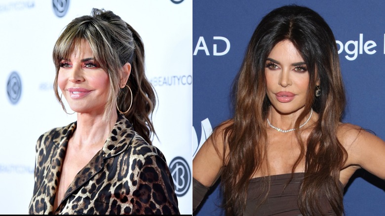 Lisa Rinna with long hair