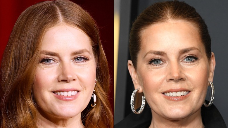 Amy Adams smiling on the red carpet in 2024
