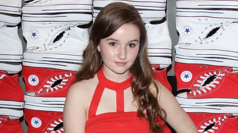 Kaitlyn Dever on the red carpet in 2012