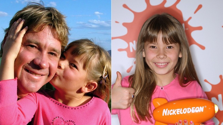 Steve and Bindi Irwin smiling