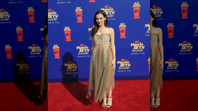 Maude Apatow attends the 2019 MTV Movie and TV Awards
