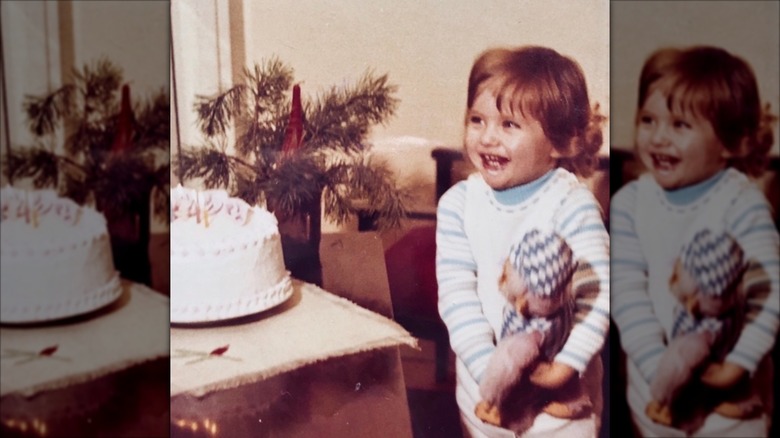 Melania Trump as a baby
