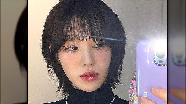 K-pop idol Wendy's hush cut