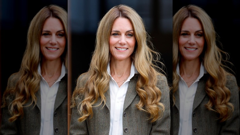 Kate Middleton with blond hair