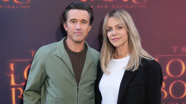 Kaitlin Olson and Rob McElhenney at "The Lost Boys" opening night